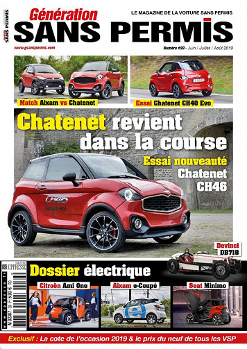 Génération Sans Permis N°39 - Juin-Août 2019