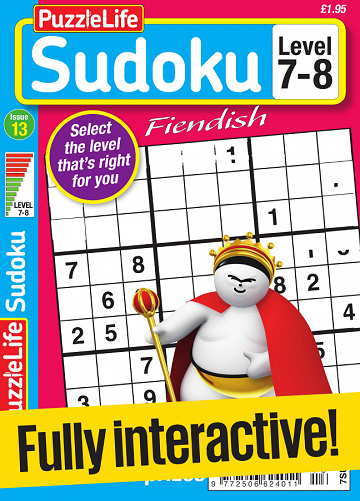 PuzzleLife Sudoku Fiendish - Issue 13