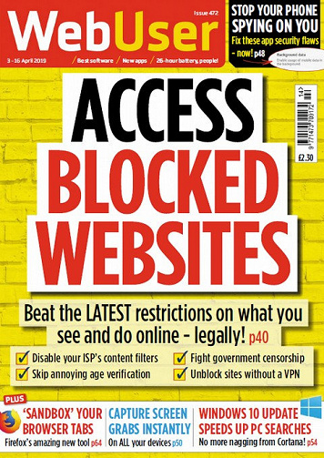 WebUser N°472 - 03-16 April 2019