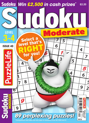 PuzzleLife Sudoku Moderate - Issue 40