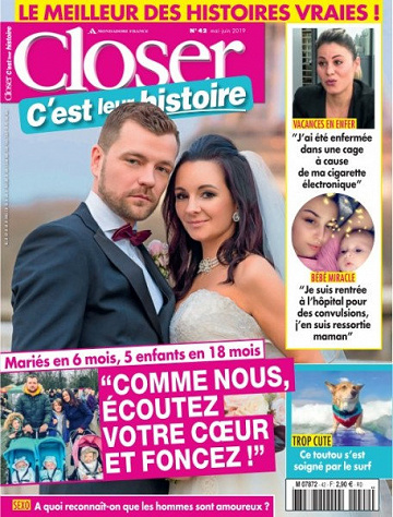 Closer C’est leur histoire - Mai-Juin 2019