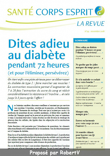 Santé Corps Esprit N°29 - Novembre 2018