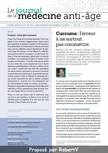 Le Journal de la Médecine Anti-Âge N°26 - Février 2019