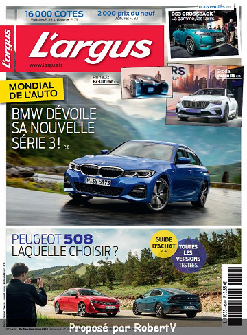L’Argus N°4540 - 11 au 24  Octobre 2018