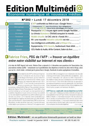 Édition Multimédia - 17 Décembre 2018