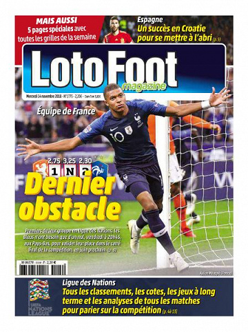 Loto Foot Magazine - 14 Novembre 2018