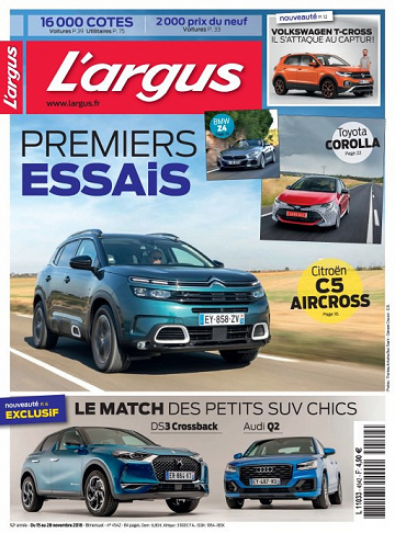 L’Argus - 15 Novembre 2018