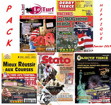 Pack Magazines Hippiques - Janvier 2019