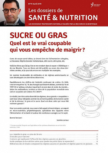 Les dossiers de Santé et Nutrition N°91 - Avril 2019
