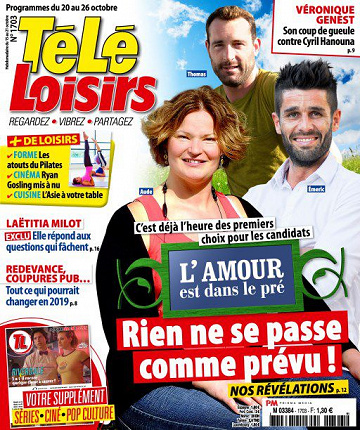 Télé Loisirs - 15 Octobre 2018