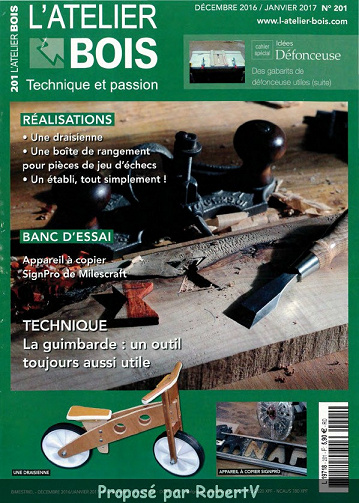 L’Atelier Bois N°201 - Technique et passion