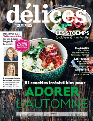 Délices de Femmes d’Aujourd’hui - Octobre 2018
