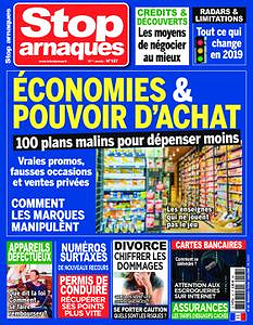 Stop Arnaques - Février-Mars 2019