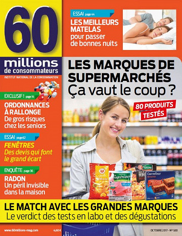 60 millions de Consommateurs N°530 - Octobre 2017