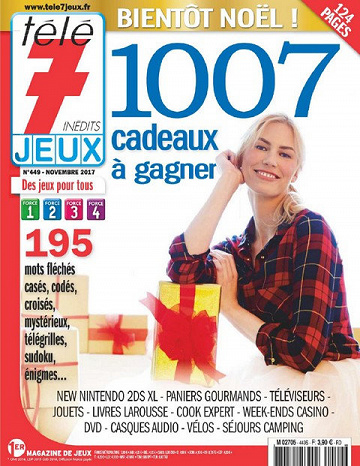 Télé 7 Jeux N°449 - Novembre 2017