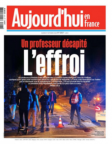 Aujourd’hui en France - 17 Octobre 2020