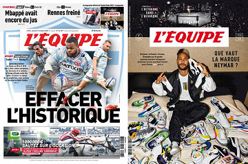 Pack L’Equipe + L’Equipe Magazine - Samedi 17 Octobre 2020