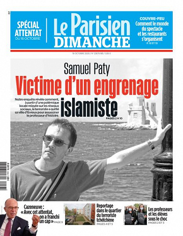Le Parisien du Dimanche 18 Octobre 2020