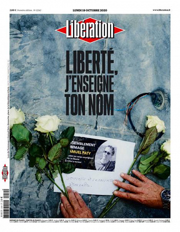 Libération du Lundi 19 Octobre 2020