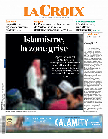 La Croix du mardi 20 octobre 2020