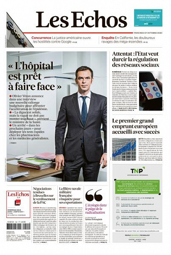 Les Echos du Mercredi 21 Octobre 2020