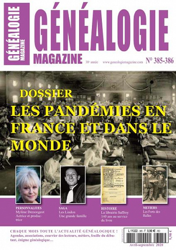 Généalogie N°385-386 - Avril-Septembre 2020