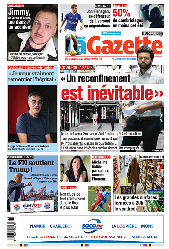 La Nouvelle Gazette  Charleroi - Mercredi 21 octobre 2020