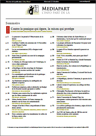 Mediapart - 21 Octobre 2020