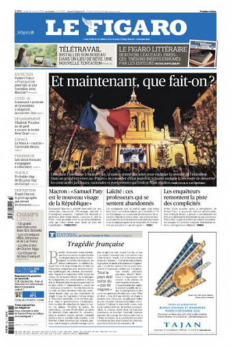 Le Figaro du Jeudi 22 Octobre 2020