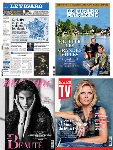 Pack Le Figaro et ses 3 suppléments - Vendredi 23 Octobre 2020