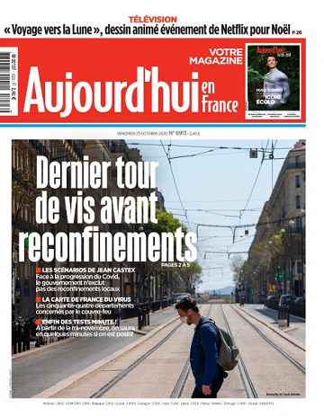 Aujourd’hui en France - 23 Octobre 2020