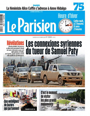 Le Parisien du Samedi 24 Octobre 2020