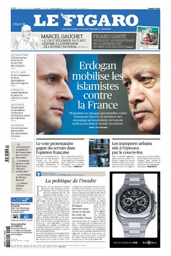 Le Figaro du Lundi 26 Octobre 2020