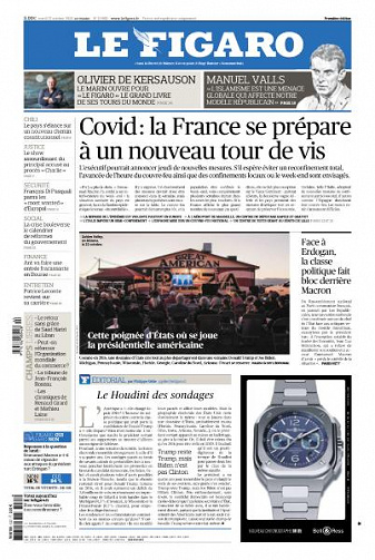 Le Figaro du Mardi 27 Octobre 2020