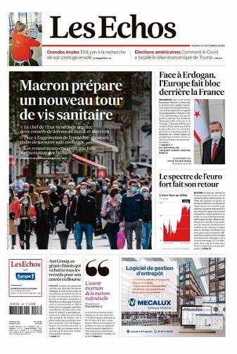 Les Echos du Mardi 27 Octobre 2020