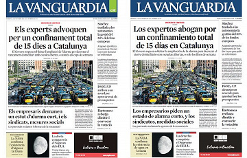 La Vanguardia (Español+Català) - 27 d’(e) Octubre 2020