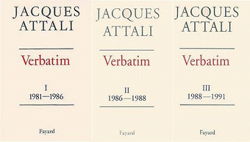 Jacques Attali, "Verbatim" en 3 tomes