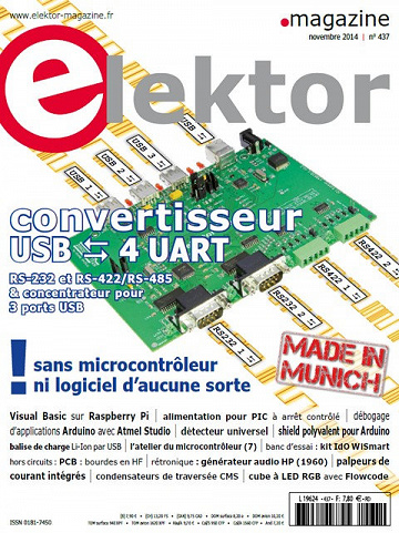 Elektor (France) N°437 - Convertisseur USB -->> 4 UART [Old]