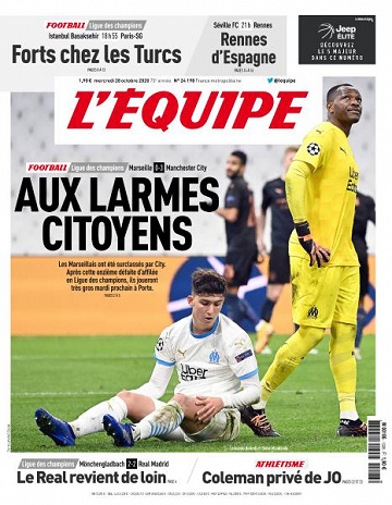 L’equipe du Mercredi 28 Octobre 2020