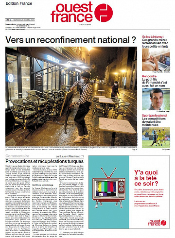 Ouest France - 28 Octobre 2020