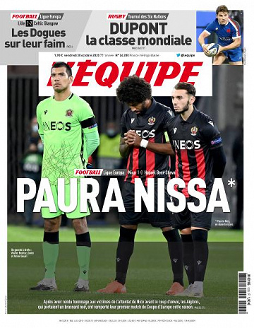 L’equipe du Vendredi 30 Octobre 2020