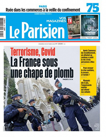 Le Parisien du Vendredi 30 Octobre 2020