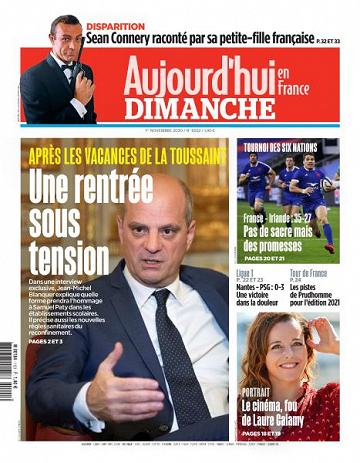 Aujourd’hui en France - 1 Novembre 2020