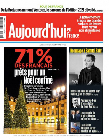 Aujourd’hui en France - 2 Novembre 2020