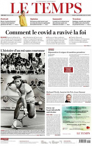 Le Temps - 3 Novembre 2020