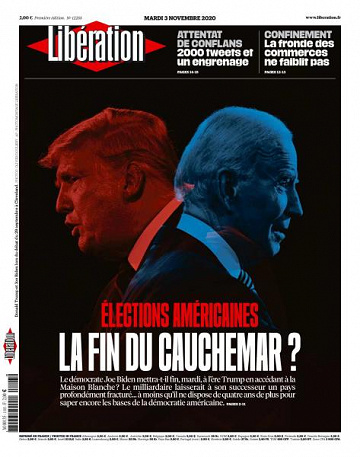 Libération du Mardi 3 Novembre 2020