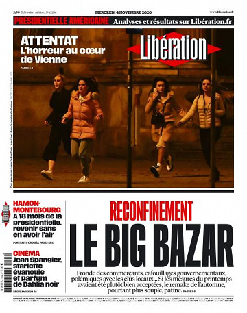 Libération du Mercredi 4 Novembre 2020