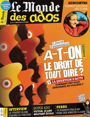 Le Monde des Ados - 4 Novembre 2020