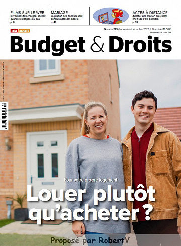 Test Achats - Budget & Droits N°273 - Novembre-Décembre 2020