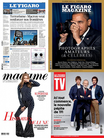Pack Le Figaro et ses 3 suppléments - Vendredi 6 Novembre 2020